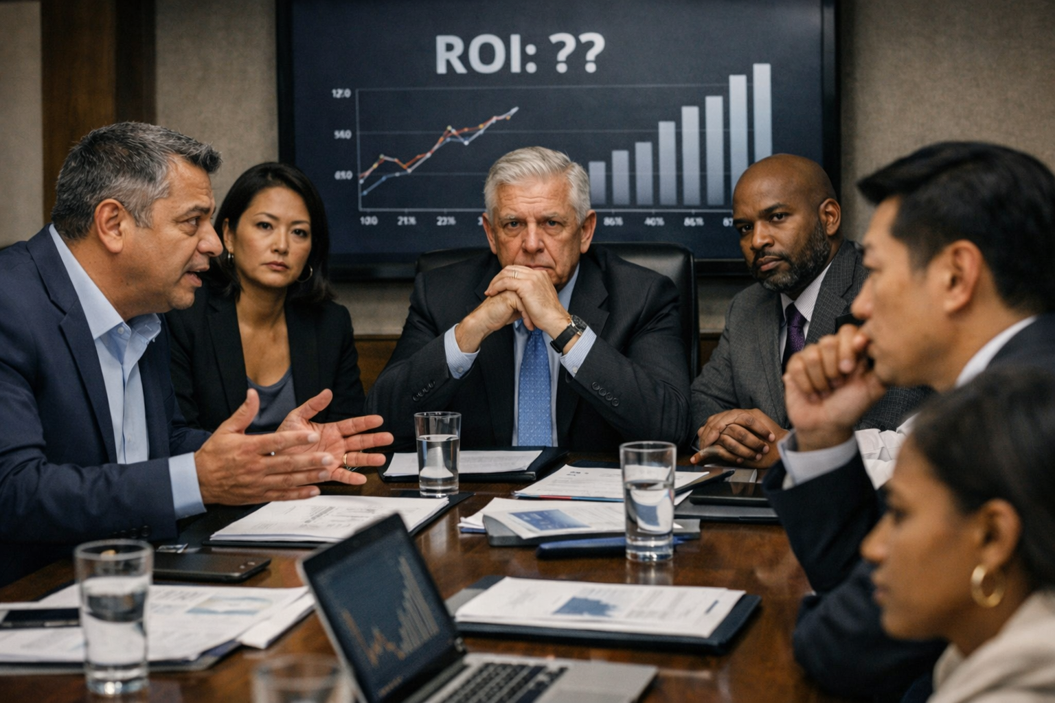 Leaders at a table