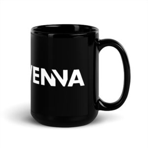 Solvenna Black Glossy Mug