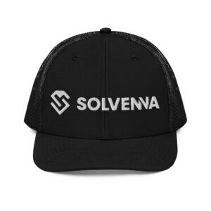 Solvenna B/W Trucker Hat